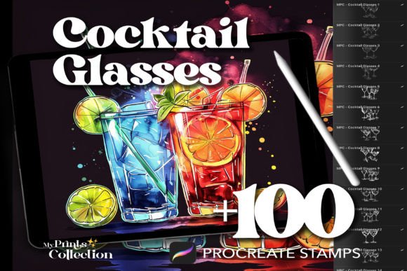 100 Procreate Cocktail Glasses Stamps: A Practical Evaluation