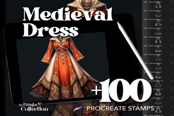 100 Procreate Dress Medieval Stamps: A Practical Guide for Digital Artists