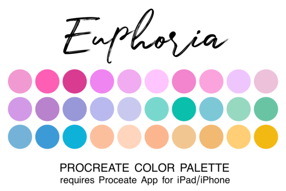 Euphoria Procreate Color Palette: Elevating Your Digital Art Workflow