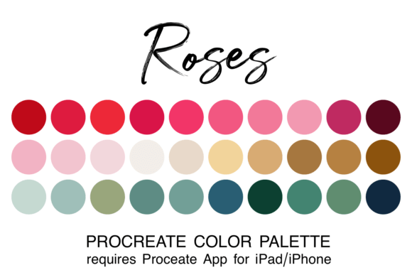 Roses Procreate Color Palette: A Practical Evaluation
