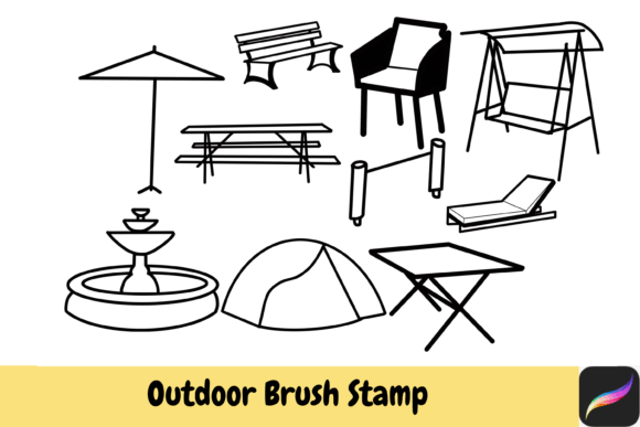 Transforming Digital Landscapes with Outdoor Brush Stamps for Procreate on iPad