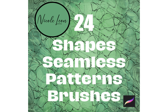 Unlock Creative Flow with 24 Doodles Seamless Procreate Stamps