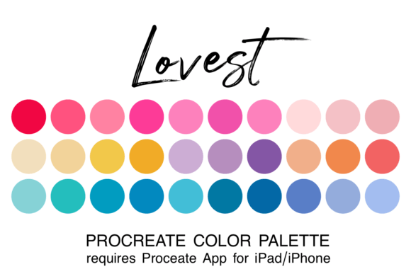 Unlock Your Creative Flow with the Lovest Procreate Color Palette