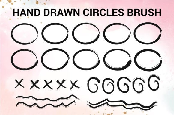 Unlocking Creativity with a Free Hand Drawn Circles Brush Set