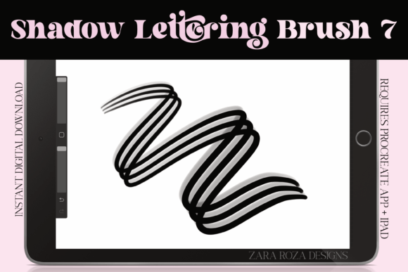 Unlocking Vintage Vibes: A Deep Dive into the Procreate Shadow Lettering Brush 7