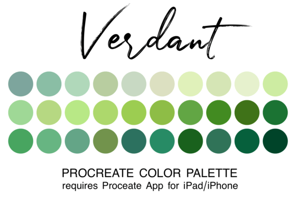 Verdant Procreate Color Palette: A Strategic Asset for Digital Creators