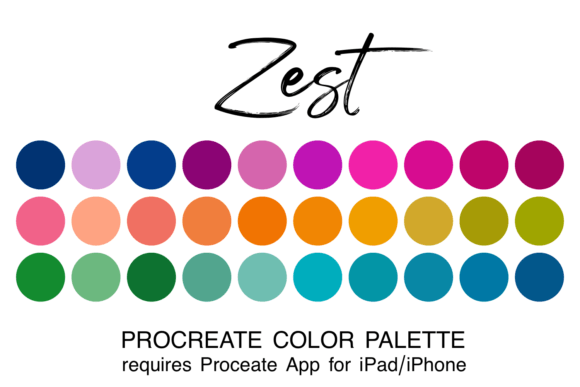 Zest Procreate Color Palette: A Practical Evaluation
